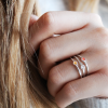 Triple Stone Ring