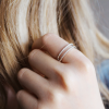 Diamond Classic Stackable Double Band