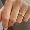 1 Ctw Moissanite Channel Set Eternity Ring