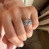 Diamond Twist Vine Pavé Ring Jacket