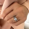 Moissanite Classic Straight Ring Jacket