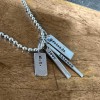 Small Personalized Rectangle Charm