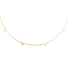 Two-Tone Gold LOVE Necklace