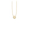 Gold & Diamond Clover Pendant Necklace