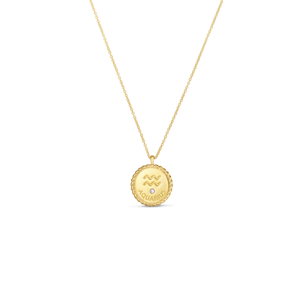 Faith Hope Love Circle Pendant in 14K Gold - Charms for Cancer