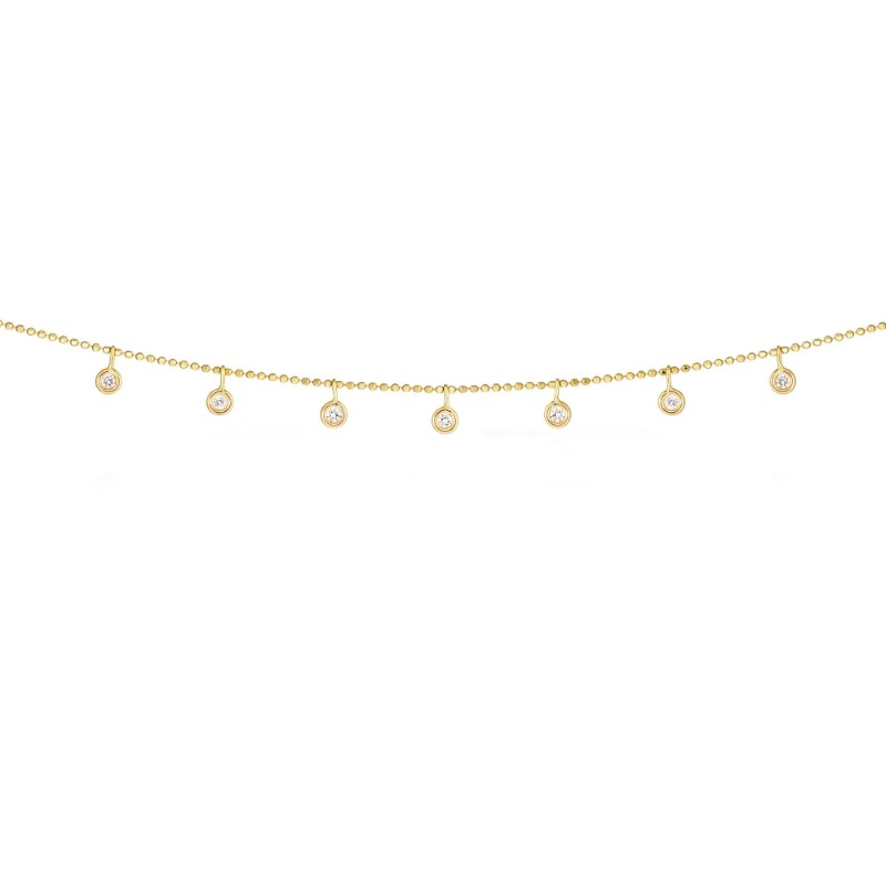 .50 Ctw Multi Drop Diamond Necklace