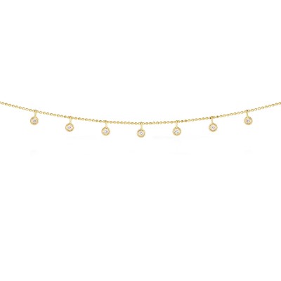 .50 Ctw Multi Drop Diamond Necklace