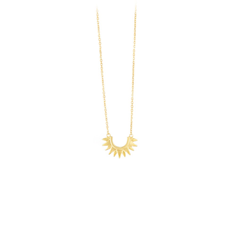 Gold Sunburst Necklace