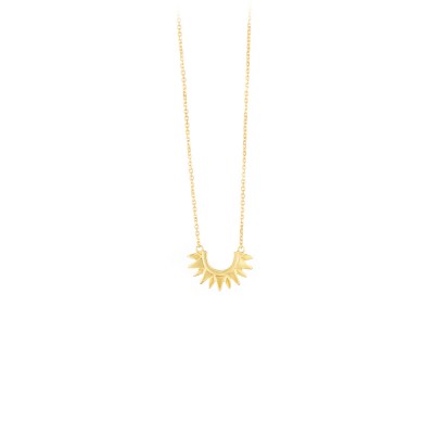 Gold Sunburst Necklace