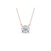 1 Ct Round Moissanite Solitaire Pendant Necklace