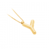 Helium Balloon Initial Pendant Necklace Y