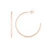 40mm Gold Thin Hoop Earrings