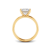 1.5 Ct Princess CZ Hidden Halo Personalized Engagement Ring Stack