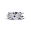 Evil Eye Birthstone Ring Stack