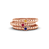 Three Birthstone Ring Stack