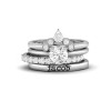Diamond Dreamy Personalized Engagement Ring Stack