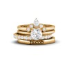 Diamond Dreamy Personalized Engagement Ring Stack