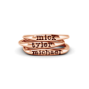 Statement Name Ring Stack