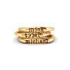 Statement Name Ring Stack