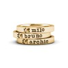 Pawfect Pet Name Ring Stack