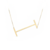 Large Gold Initial Necklace I