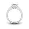 5 Ct Emerald Lab Diamond Wide Baguette Cut Engagement Ring