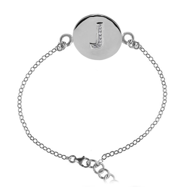 Alphabet Stone Bracelet J