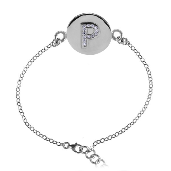 Alphabet Stone Bracelet P