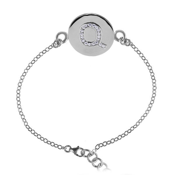Alphabet Stone Bracelet Q