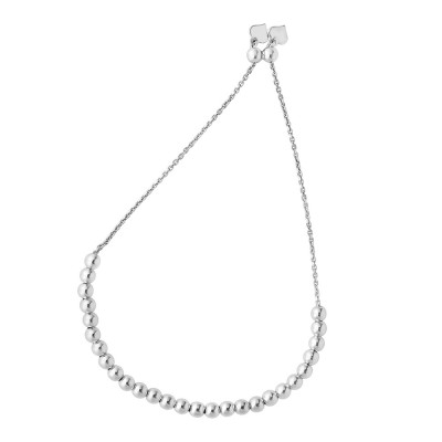 Silver Bead Bracelet