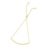 Gold Bar Bolo Bracelet