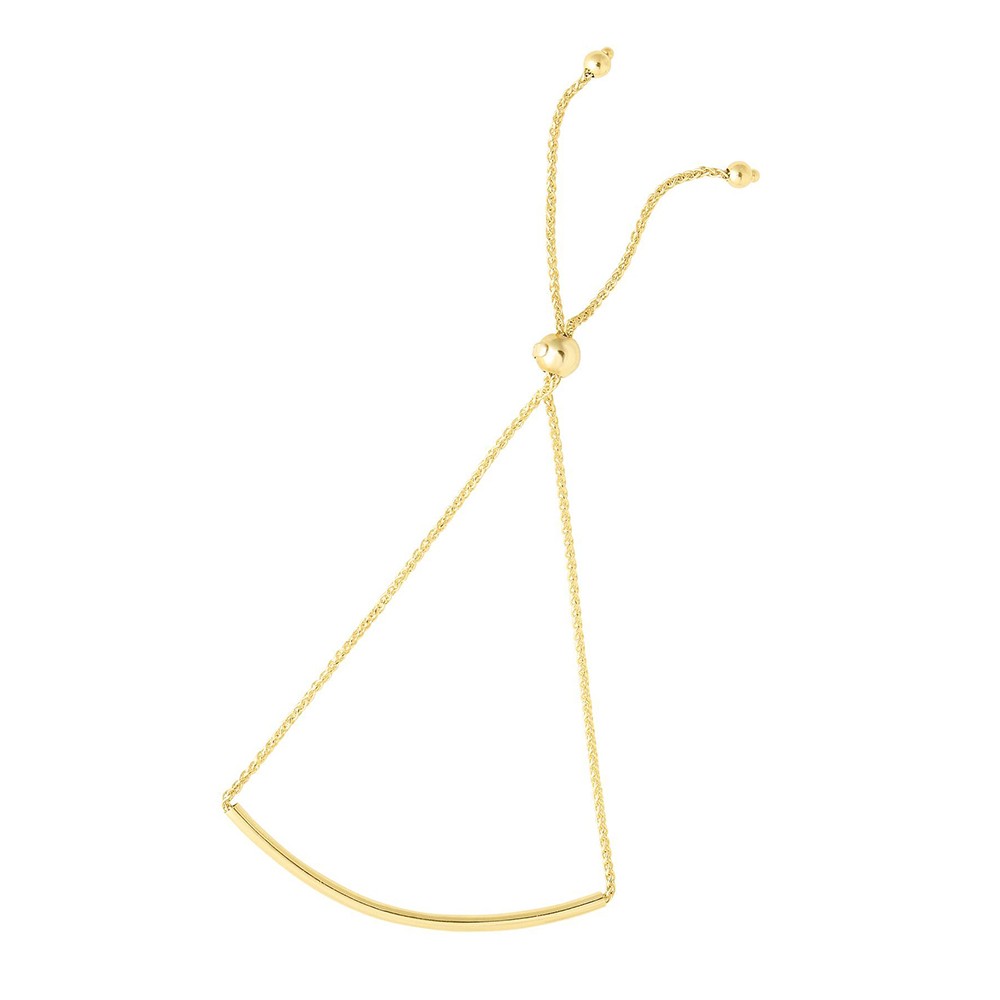 Gold Bar Bolo Bracelet