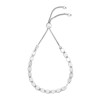 Silver Disc Chain Bolo Bracelet