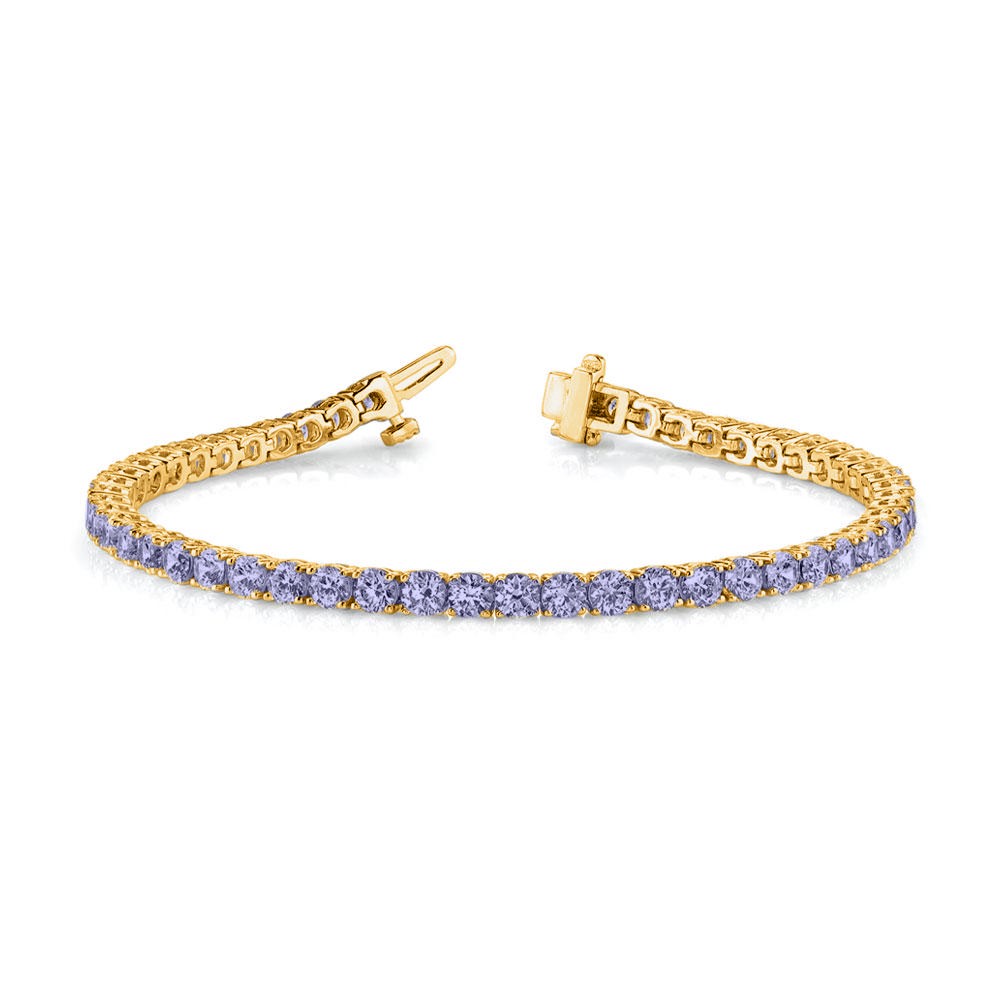 4 Ctw Alexandrite Birthstone Classic Tennis Bracelet