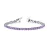 4 Ctw Amethyst Birthstone Classic Tennis Bracelet