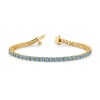 4 Ctw Aquamarine Birthstone Classic Tennis Bracelet