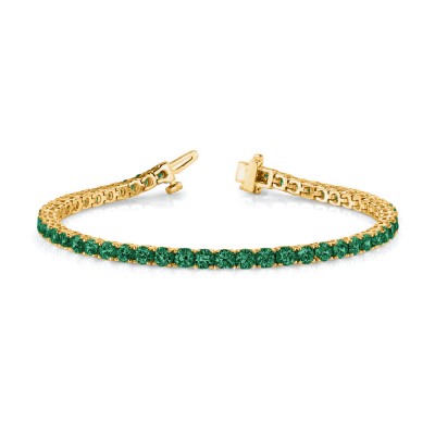 4 Ctw Emerald Birthstone Classic Tennis Bracelet