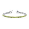 7 Ctw Peridot Birthstone Classic Tennis Bracelet