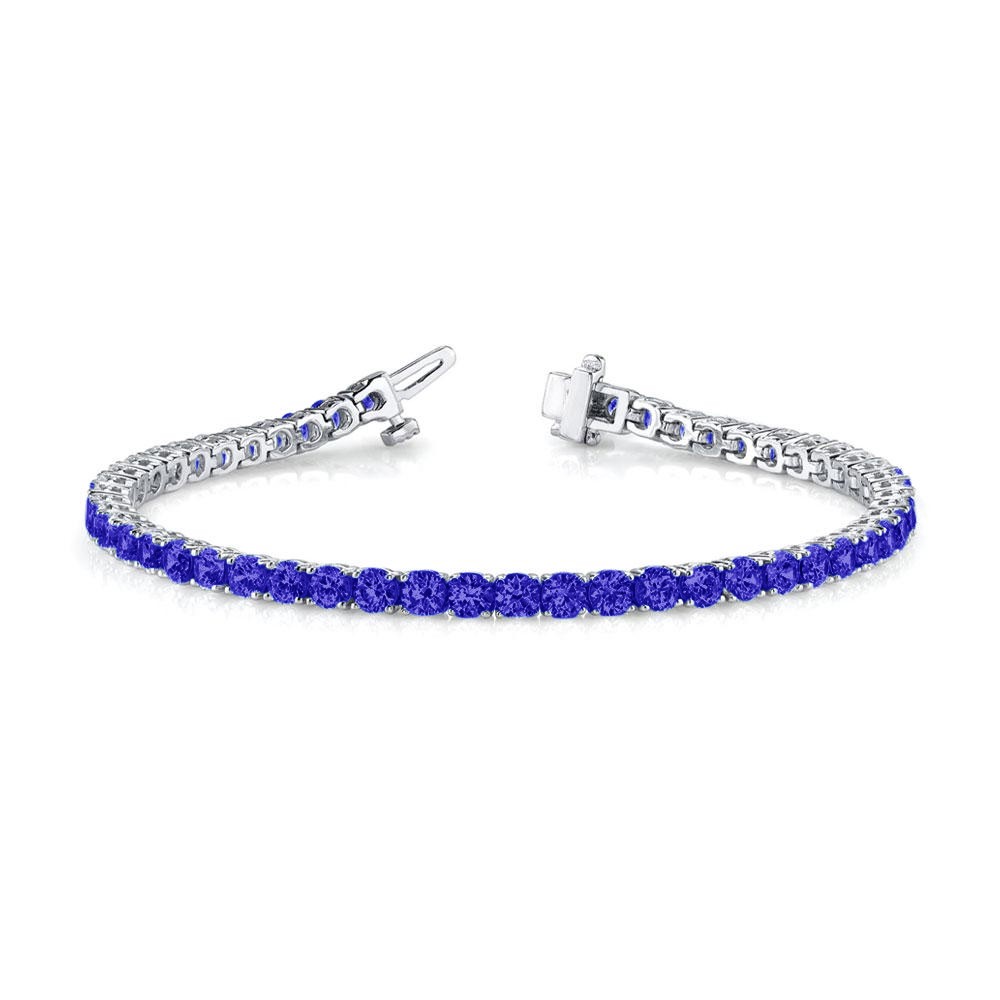 4 Ctw Sapphire Birthstone Classic Tennis Bracelet