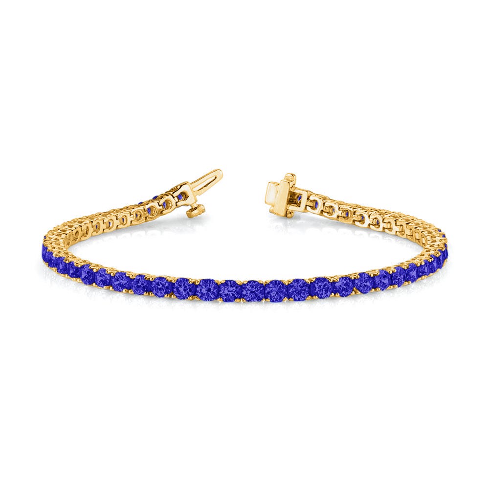 4 Ctw Sapphire Birthstone Classic Tennis Bracelet