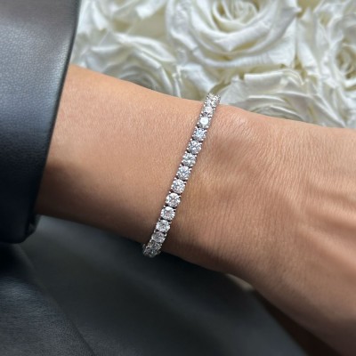 14 Ctw Lab Diamond Tennis Bracelet
