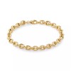 3.5mm Gold Rolo Link Chain Bracelet