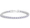 5 Ctw Alexandrite Birthstone Bezel Set Tennis Bracelet