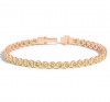 2 Ctw Citrine Birthstone Bezel Set Tennis Bracelet