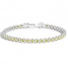 5 Ctw Citrine Birthstone Bezel Set Tennis Bracelet