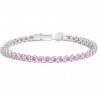 5 Ctw Tourmaline Birthstone Bezel Set Tennis Bracelet