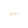 Gold Initial Stud Earrings  H