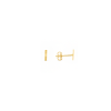 Gold Initial Stud Earrings  I