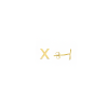 Gold Initial Stud Earrings  X