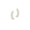Gold CZ Marquise Ear Climber